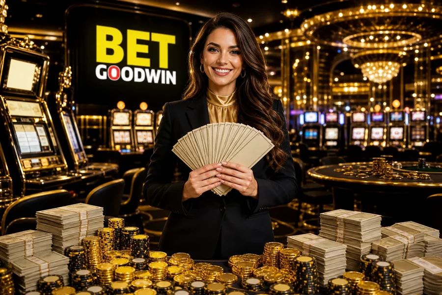 Bet Goodwin lobby with live tables and top slots